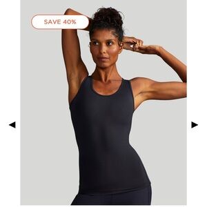 Tommie Copper Lower Back Support Tank Womens 2XL Black Copper Znergy Compression